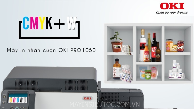 Máy in nhãn cuộn OKI Pro1050